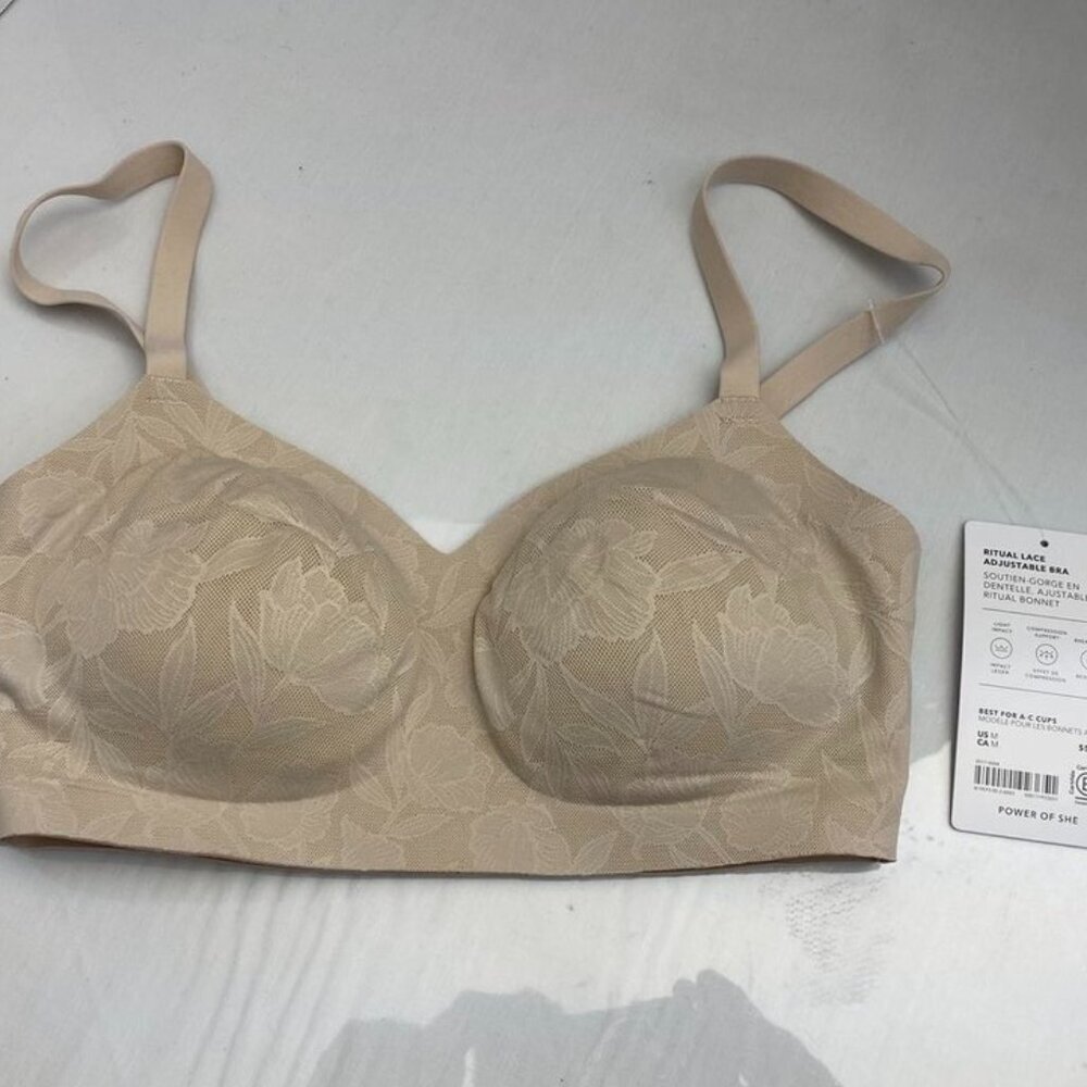 NEW Athleta Ritual Lace Adjustable Bra Light Support - Picture 4 of 11